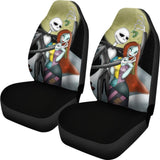 Jack And Sally Car Seat Covers Nightmare Before Christmas 210101 - YourCarButBetter