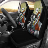 Jack And Sally Car Seat Covers Nightmare Before Christmas 210101 - YourCarButBetter