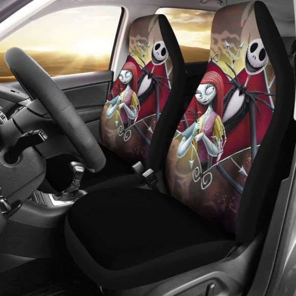 Jack And Sally Car Seat Covers Nightmare Before Christmas Amazing 101819 - YourCarButBetter