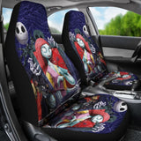 Jack And Sally Cartoon Fan Gift Car Seat Covers 101819 - YourCarButBetter