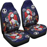 Jack And Sally Cartoon Fan Gift Car Seat Covers 101819 - YourCarButBetter