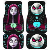 Jack And Sally Nightmare Before Christmas Front And Back Car Mats 101819 - YourCarButBetter