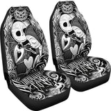 Jack And Sally The Nightmare Before Christmas Car Seat Covers 2 101819 - YourCarButBetter