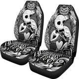 Jack And Sally The Nightmare Before Christmas Car Seat Covers 2 101819 - YourCarButBetter