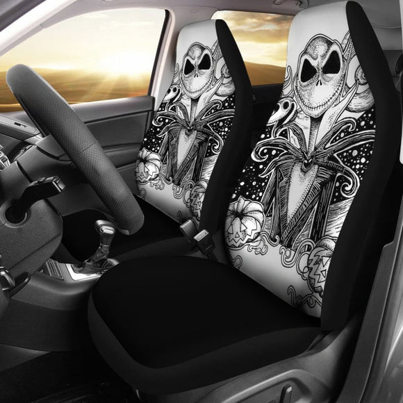 Jack Car Seat Covers Nightmare Before Christmas Cartoon 210101 - YourCarButBetter