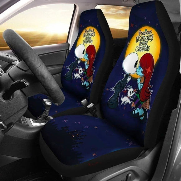 Jack Kiss Sally Car Seat Covers Custom Car Decoration 101819 - YourCarButBetter