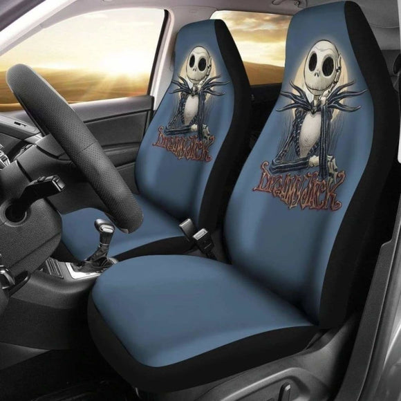 Jack Nightmare Before Christmas Car Seat Covers 4 101819 - YourCarButBetter