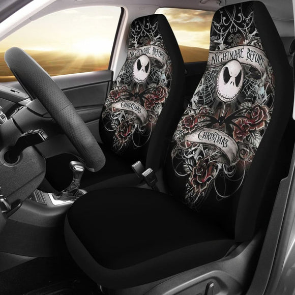 Jack Nightmare Before Christmas Car Seat Covers Cartoon 210101 - YourCarButBetter