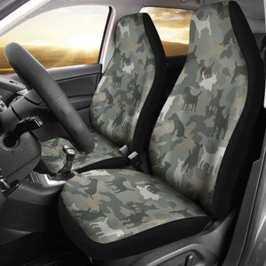 Jack Russell Terrier Camo Car Seat Covers 112608 - YourCarButBetter