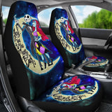 Jack & Sally Car Seat Covers The Nightmare Before Christmas H041420 101819 - YourCarButBetter