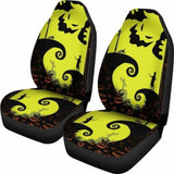 Jack Sally Oogie Boogie Silhouette Car Seat Covers Amazing 101819 - YourCarButBetter