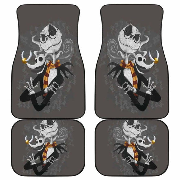 Jack Skellington And Philosophers Stone Front And Back Car Mats 101819 - YourCarButBetter