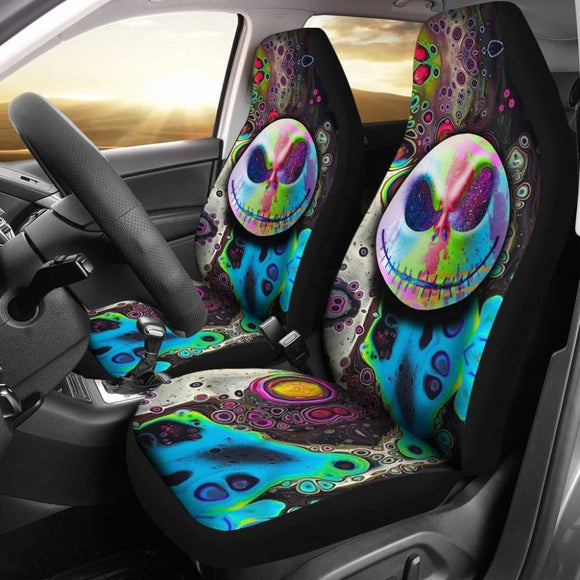 Jack Skellington Color Car Seat Cover 66 101819 - YourCarButBetter