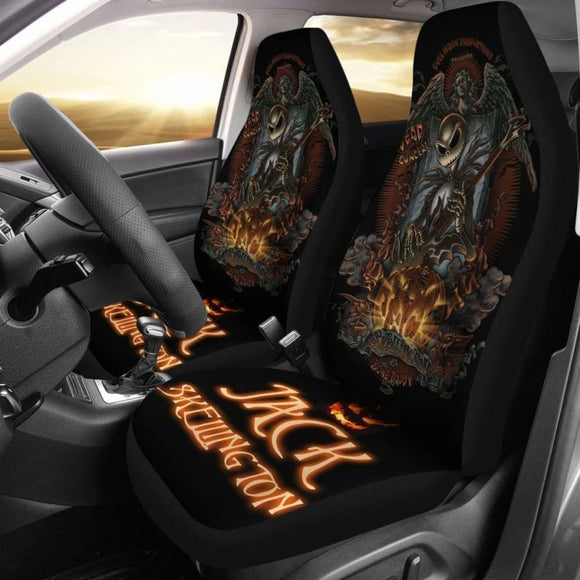 Jack Skellington Concert Nightmare Before Christmas Car Seat Covers 2 Amazing 101819 - YourCarButBetter