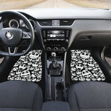 Jack Skellington Head Front And Back Car Mats 101819 - YourCarButBetter