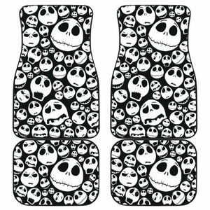 Jack Skellington Head Front And Back Car Mats 101819 - YourCarButBetter