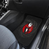 Jack Skellington In Black Theme Car Floor Mats 101819 - YourCarButBetter