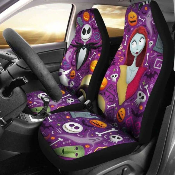 Jack Skellington Sally 2019 Car Seat Covers Amazing 101819 - YourCarButBetter