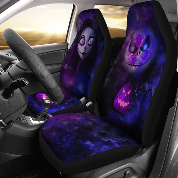 Jack Skellington & Sally Car Seat Cover 101819 - YourCarButBetter