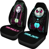 Jack Skellington & Sally Car Seat Cover 101819 - YourCarButBetter