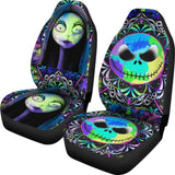 Jack Skellington & Sally Car Seat Cover 101819 - YourCarButBetter