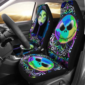 Jack Skellington & Sally Car Seat Cover 101819 - YourCarButBetter