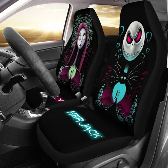 Jack Skellington & Sally Car Seat Cover 101819 - YourCarButBetter