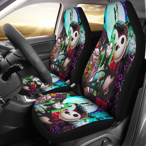 Jack Skellington & Sally Car Seat Cover 72 101819 - YourCarButBetter