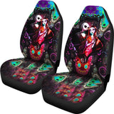 Jack Skellington & Sally Car Seat Cover 74 101819 - YourCarButBetter