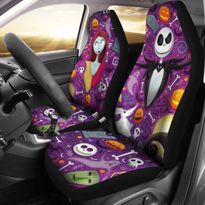 Jack Skellington Sally The Nightmare Before Christmas Car Seat Covers 101819 - YourCarButBetter