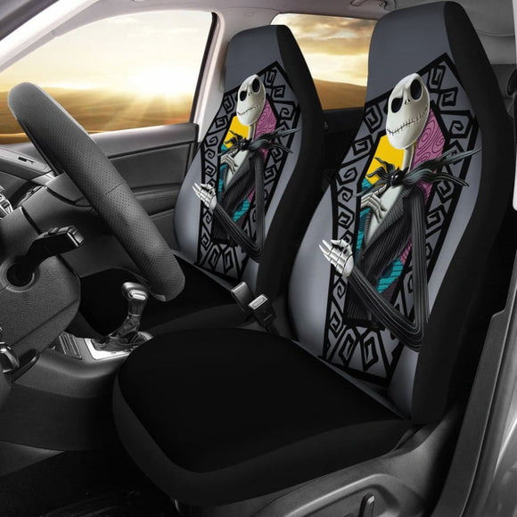 Jack Skellington The Nightmare Before Christmas Car Seat Covers 4 101819 - YourCarButBetter