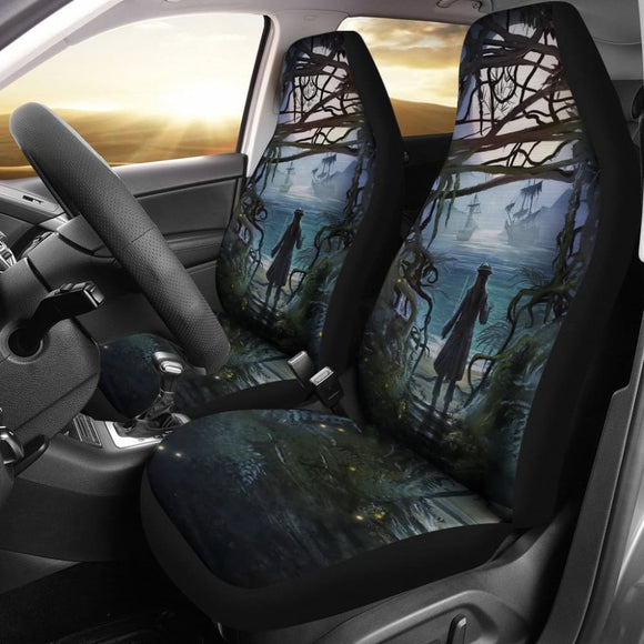 Jack Sparrow Art Pirates Of The Caribbean Car Seat Covers 210101 - YourCarButBetter