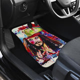 Jack Sparrow Pirates Of The Caribbean Car Floor Mats 210101 - YourCarButBetter