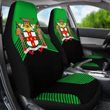 Jamaica Black Coat Of Arms Car Seat Covers Amazing 161012 - YourCarButBetter