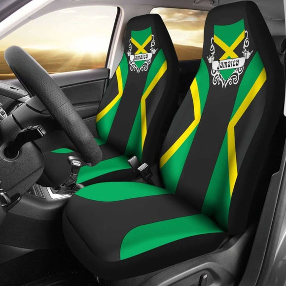 Jamaica Flag Car Seat Cover 161012 - YourCarButBetter