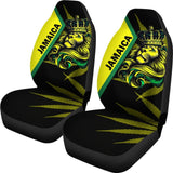 Jamaica Lion Car Seat Covers 211002 - YourCarButBetter