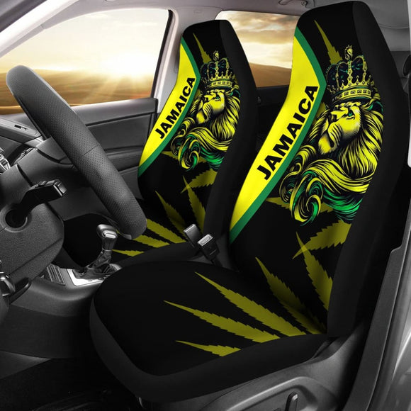 Jamaica Lion Car Seat Covers 211002 - YourCarButBetter