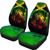 Jamaica Lion Car Seat Covers 211202 - YourCarButBetter