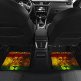 Jamaican Flag And Lion Spirit Car Floor Mats 210501 - YourCarButBetter