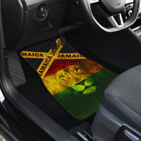 Jamaican Flag And Lion Spirit Car Floor Mats 210501 - YourCarButBetter