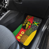 Jamaican Flag Lion Amazing Gift Ideas Car Floor Mats 210401 - YourCarButBetter