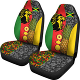 Jamaican Flag Lion Amazing Gift Ideas Car Seat Covers 210401 - YourCarButBetter