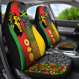 Jamaican Flag Lion Amazing Gift Ideas Car Seat Covers 210401 - YourCarButBetter