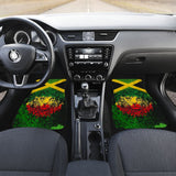 Jamaican Lion Flag Car Floor Mats Protectors 211002 - YourCarButBetter