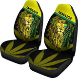 Jamaican Reggae Lion Car Seat Covers 211002 - YourCarButBetter