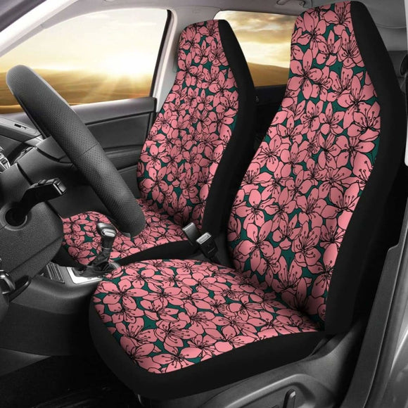 Japan Floral Pattern Car Seat Cover 04 03 153908 - YourCarButBetter