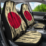 Japan Grunge Flag Car Seat Cover 1 232125 - YourCarButBetter