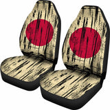 Japan Grunge Flag Car Seat Cover 1 232125 - YourCarButBetter