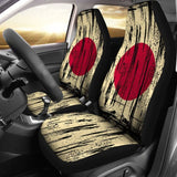 Japan Grunge Flag Car Seat Cover 1 232125 - YourCarButBetter