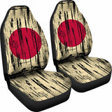 Japan Grunge Flag Car Seat Cover 1 232125 - YourCarButBetter